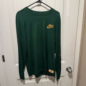 Nike Forest Green Tee with White Logo